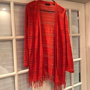 Beautiful orange cardigan